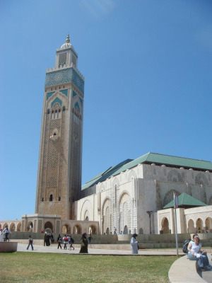 A enorme mesquita