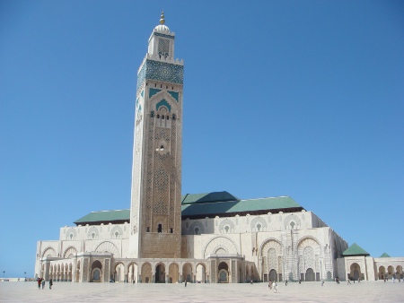A Grande Mesquita em Casablanca